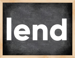 3 forms of the verb lend