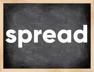 3 forms of the verb spread