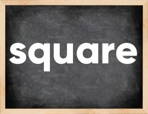 3 forms of the verb square
