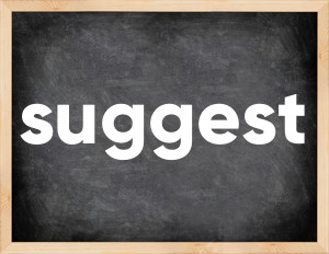 3 forms of the verb suggest